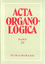 Hrsg. Reichling, Alfred: Acta Organologi