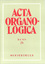 Hrsg. Reichling, Alfred: Acta Organologi