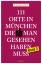 Rüdiger Liedtke: 111 Orte in München, di