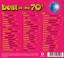 gebrauchter Tonträger – Best of the 70's – Sister Sledge, Chic, Carl Douglas, David Dundas, John Paul Young.. – Bild 2