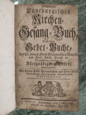 Bildtext: Kirchen Gesangbuch von