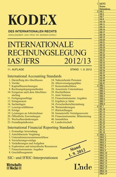Kodex Internationale Rechnungslegung Ias Ifrs Bucher Gebraucht Antiquarisch Neu Kaufen