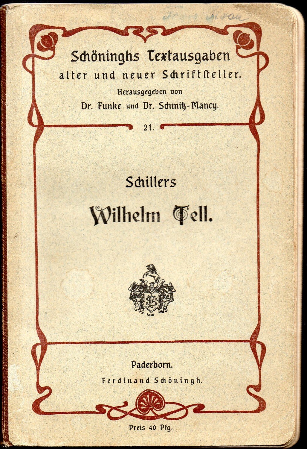 antiquarisches Buch – Friedrich von Schiller/A. Funke (Hrsg.)/