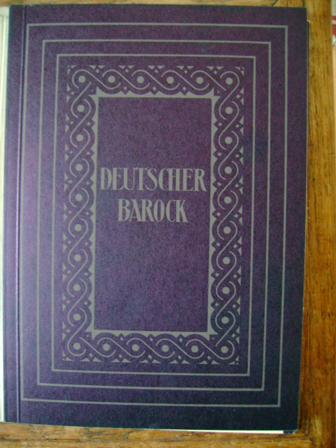 Deutscher Barock Die Grossen Baumeister Des 18 Wilhelm Pinder Buch Antiquarisch Kaufen A02ccmza01zzq