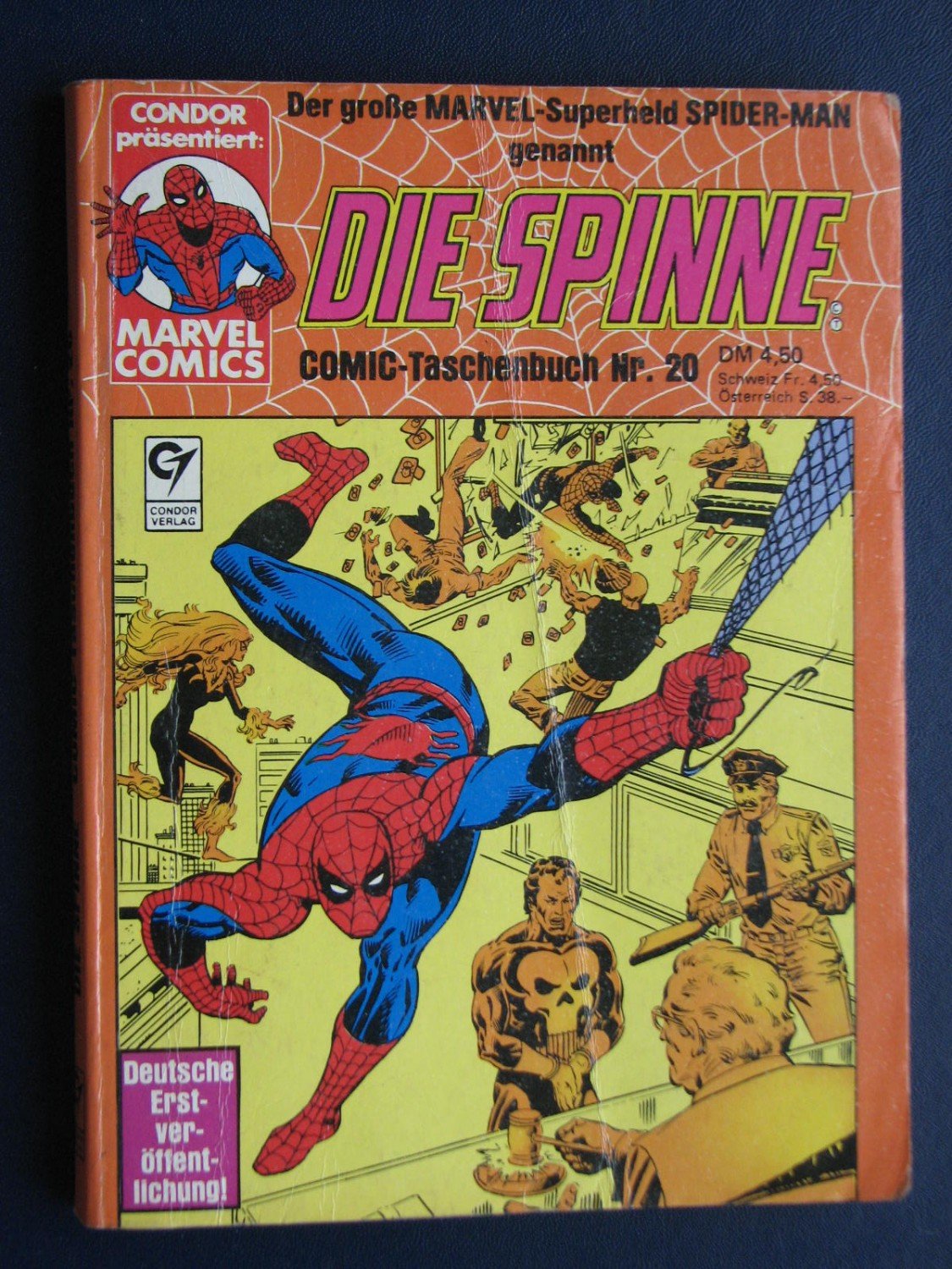1x Comic Marvel Die Spinne Nr 241  Condor  Zustand 1