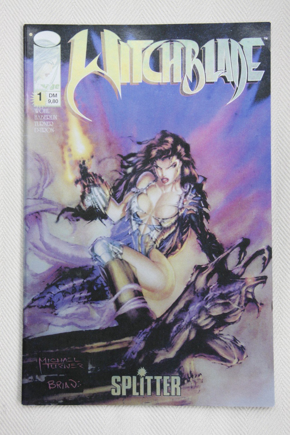 NEU WITCHBLADE Heft 2 Chrom Cover Splitter Verlag