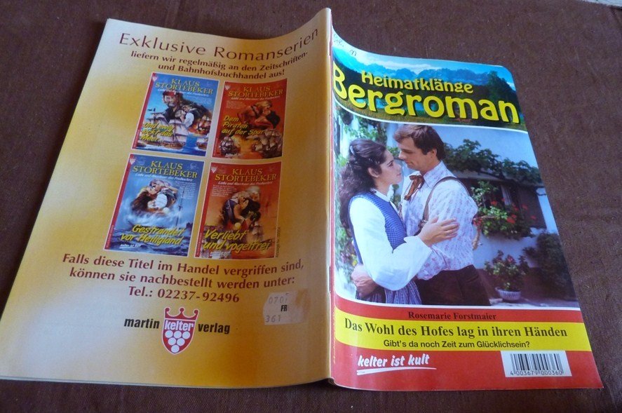 Romanheft Bergroman Heimatklange Bauernroman Liebe Schicksal Kelter Verlag Bucher Gebraucht Antiquarisch Neu Kaufen