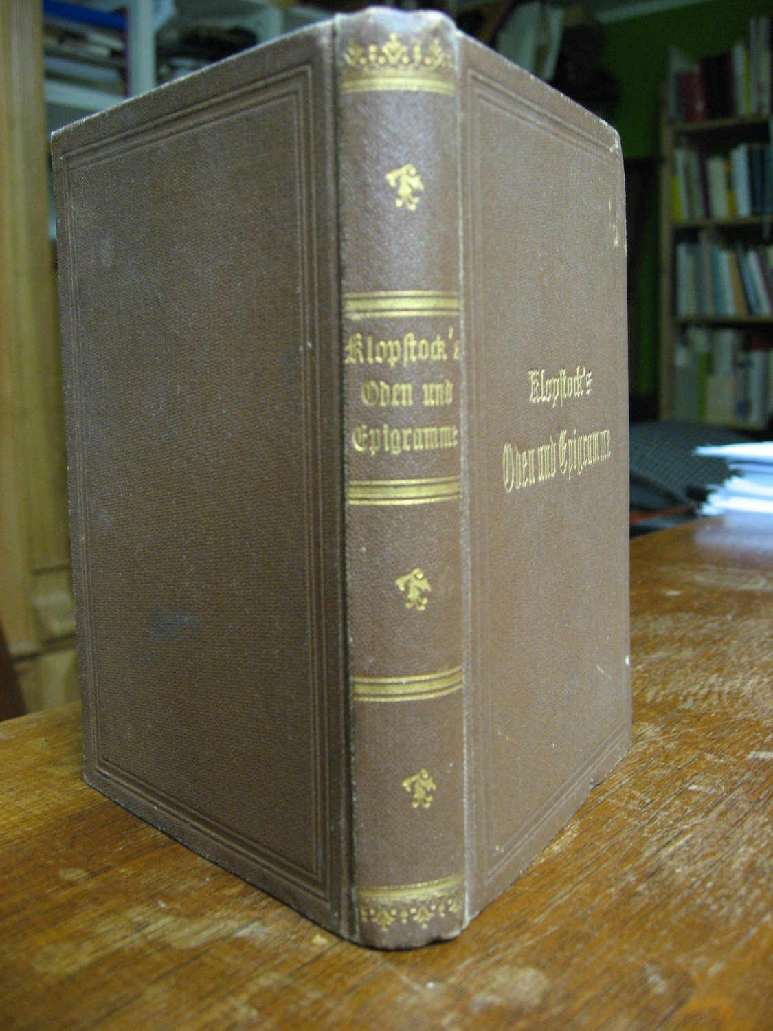 F G Klopstock S Oden Und Epigramme Friedrich Gottlieb Klopstock Buch Antiquarisch Kaufen A01z2jnp01zzk
