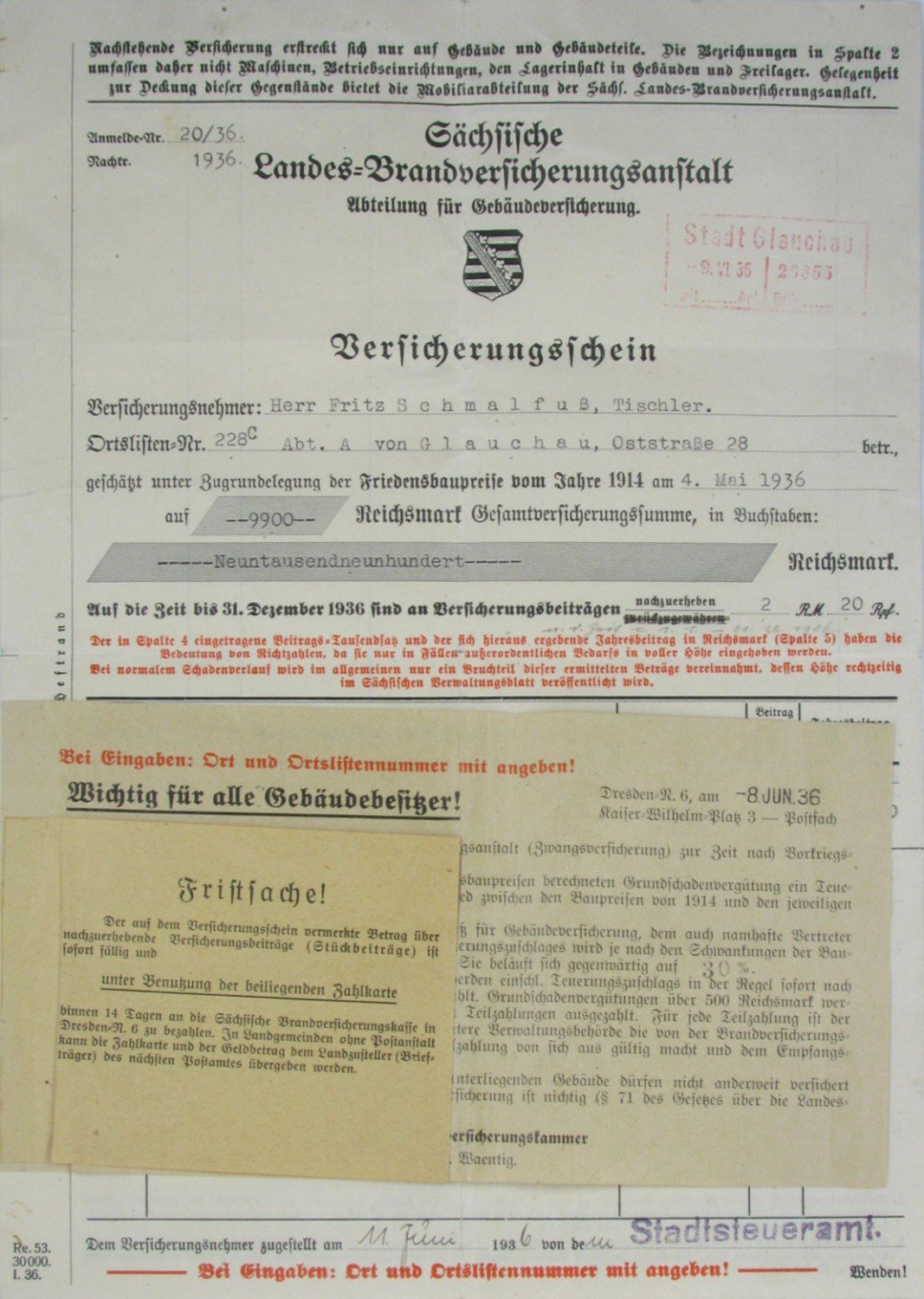 Fachbuch Handbüchlein d Lebensversicherung Allianz und Stuttgarter Ausgabe 1936