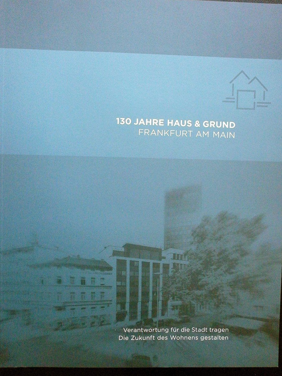 130 Jahre Haus Grund Frankfurt Am Main Haus Grund Buch