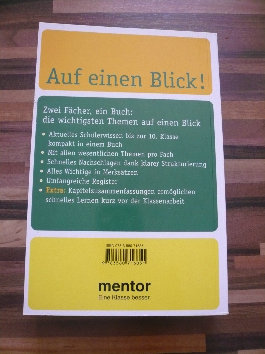 Auf Blick!“ (mentor - Eine Klasse besser) – Buch kaufen – A028UZTi01ZZB