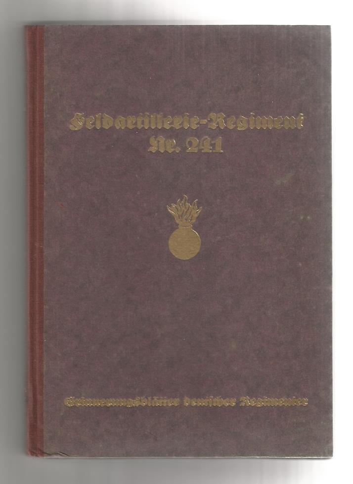 „Das Königlich Preußische Feldartillerie=Regiment Nr.“ Buch