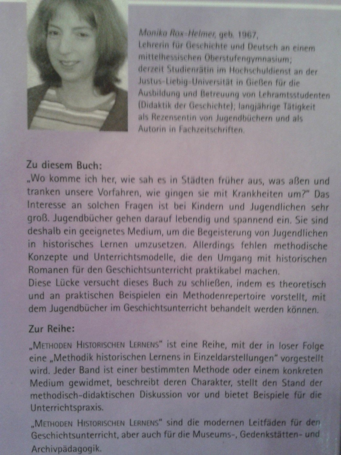 Jugendbucher Im Geschichtsunterricht Monika Rox Helmer Buch Gebraucht Kaufen A02bpdek01zzc