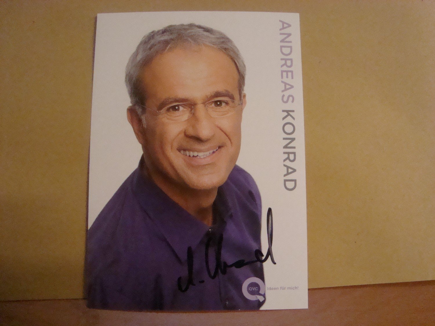 Andreas Konrad - QVC Moderator - original Autogramm 2“ – Bücher gebraucht,  antiquarisch & neu kaufen