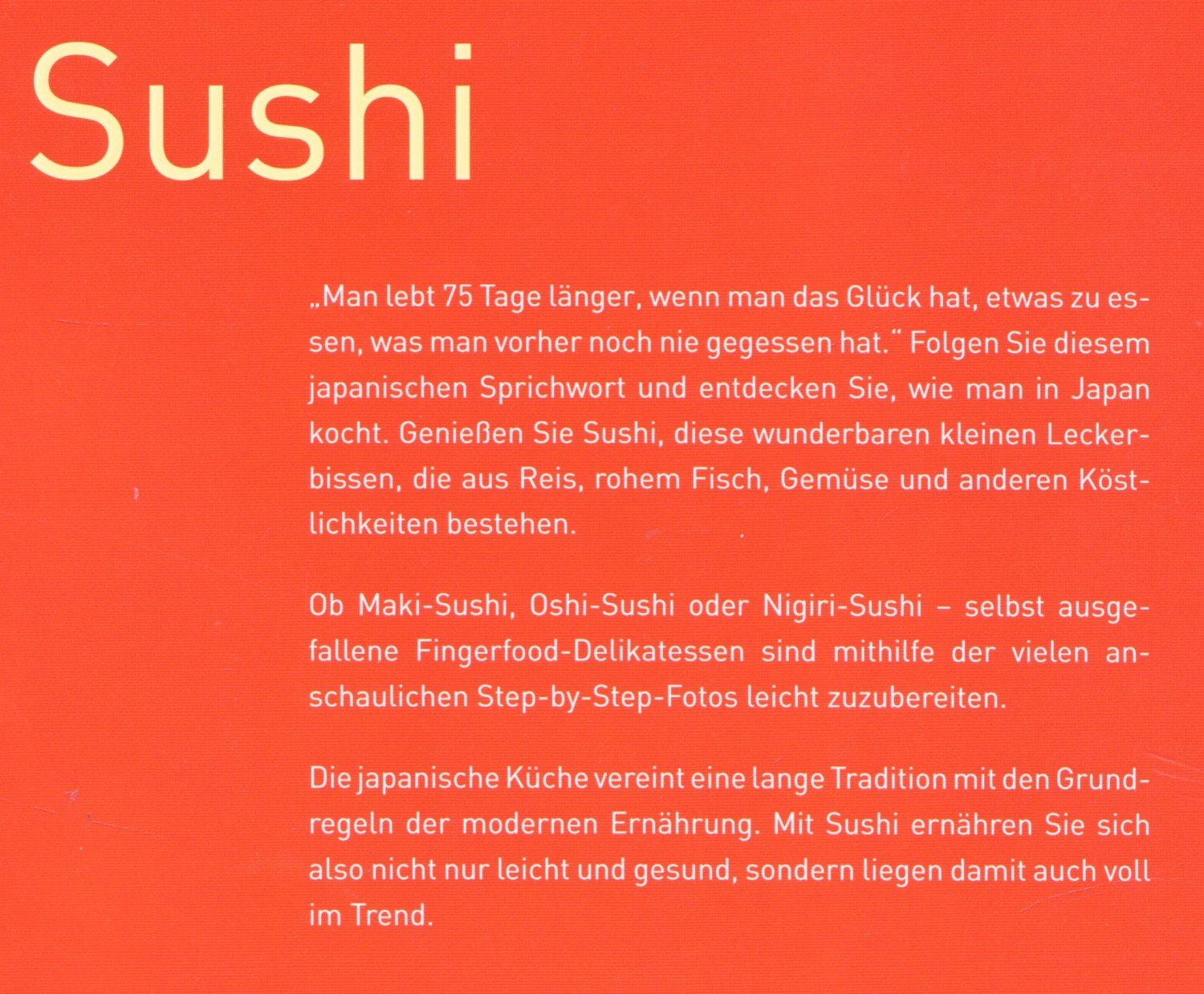 Sushi Immer Eine Gute Idee Karl Muller Verlag Bellavista Buch Gebraucht Kaufen A02d1u0q01zzd