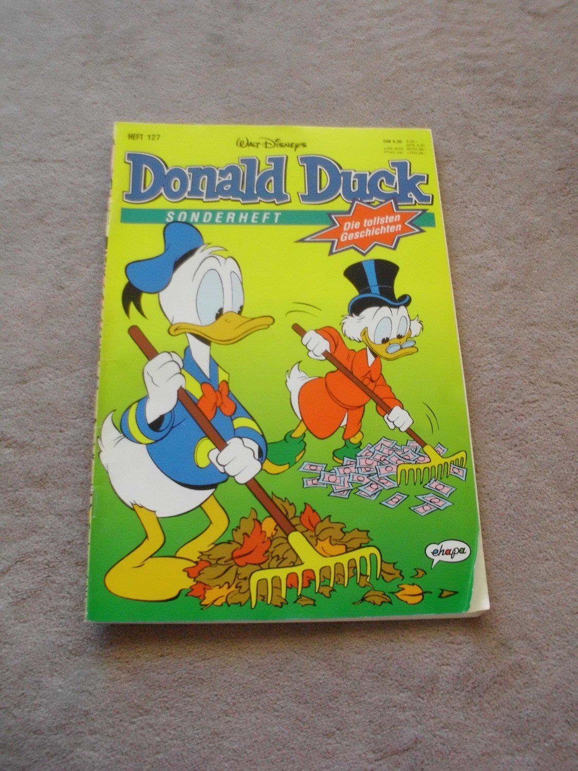 Donald Duck Sonderheft Nr 136   1.Auflage Tollsten Geschichten  DD