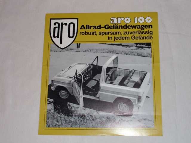 Original Prospekt Aro 100 Allrad Gelandewagen Buch Antiquarisch Kaufen A02fyxvv01zzz
