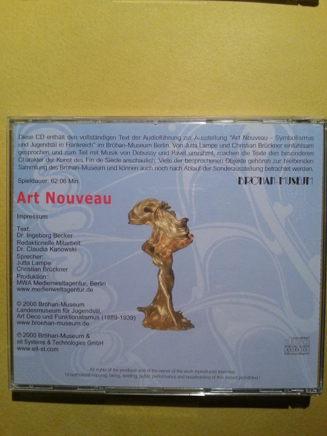 Art Nouveau Symbolismus Und Jugendstil In Frankreich Ingeborg Becker Horbuch Gebraucht Kaufen A02em2zm31zzf