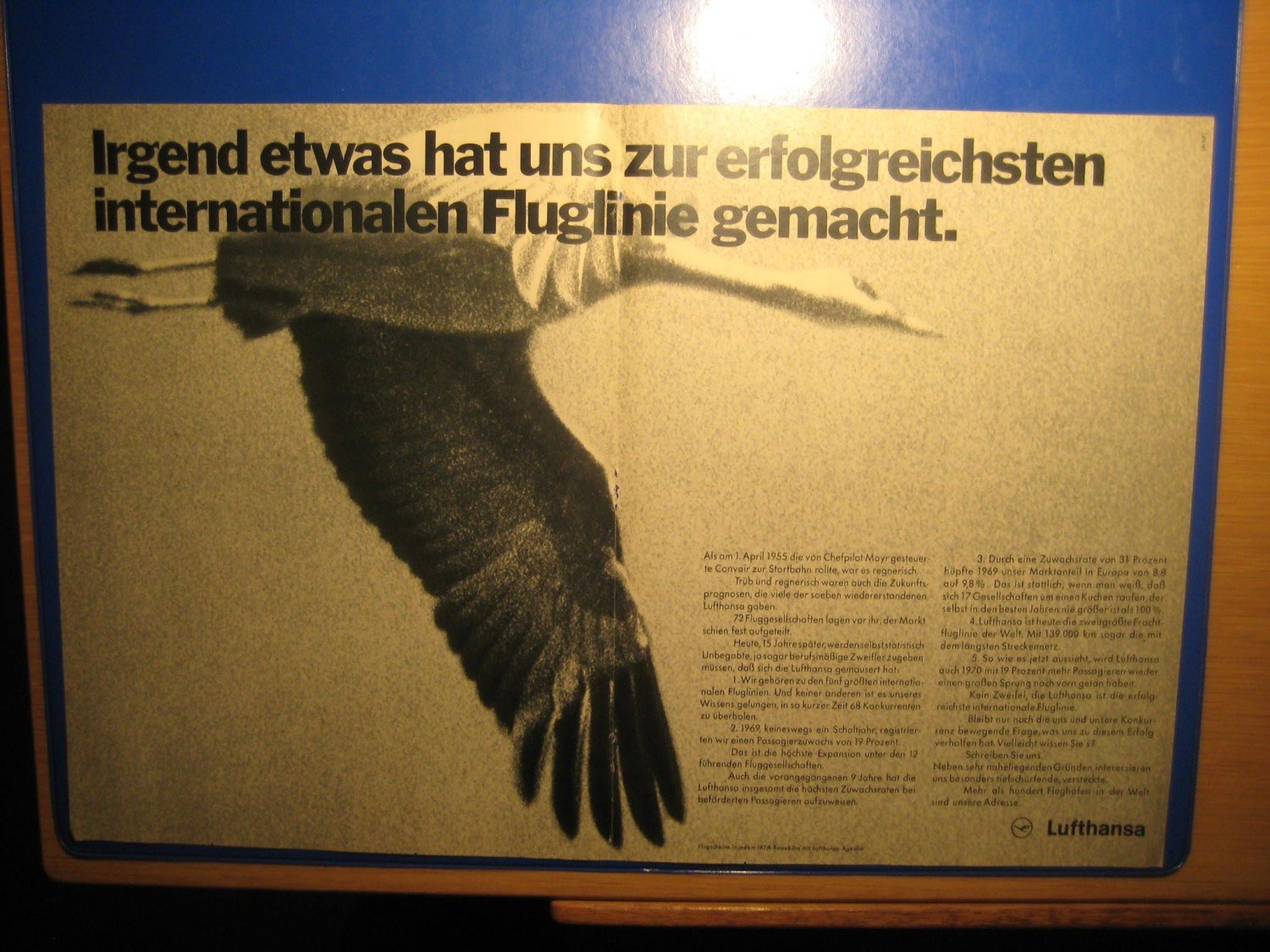 Lufthansa Reklame Werbung Anzeige 1971 Irgend Etwas Hat Uns Lufthansa Buch Gebraucht Kaufen A02gjgje01zz7