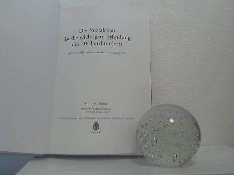 Asvg] - Der Sozialstaat Ist Die Wichtigste Erfindung Des 20.“ (Guenther  Steiner) – Buch Gebraucht Kaufen – A02Gmrbv01Zzo