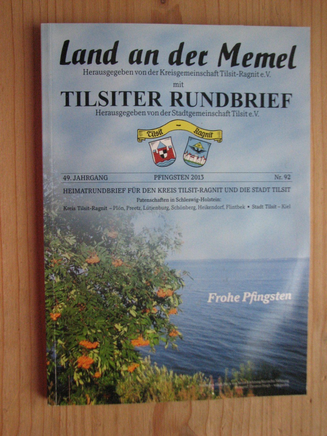 Land An Der Memel Mit Tilsiter Rundbrief 49 Hrsg