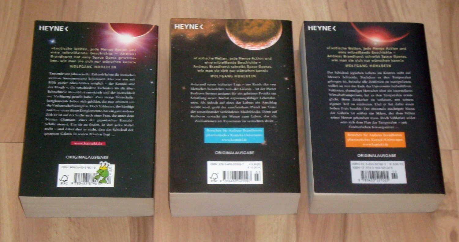 ... gebrauchtes Buch – Andreas Brandhorst – Kantaki-Zyklus Band 01 - 03 ...