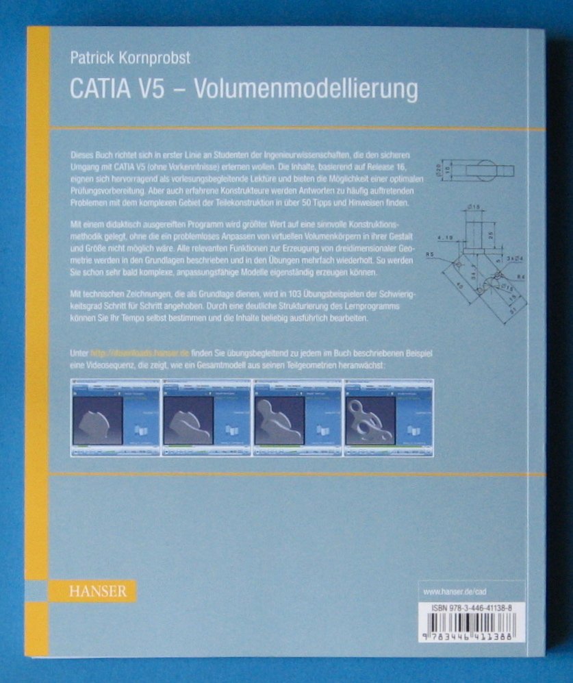 Catia V5 Volumenmodellierung Grundlagen Und Methodik In Uber Patrick Kornprobst Buch Gebraucht Kaufen A02h5y3t01zzb