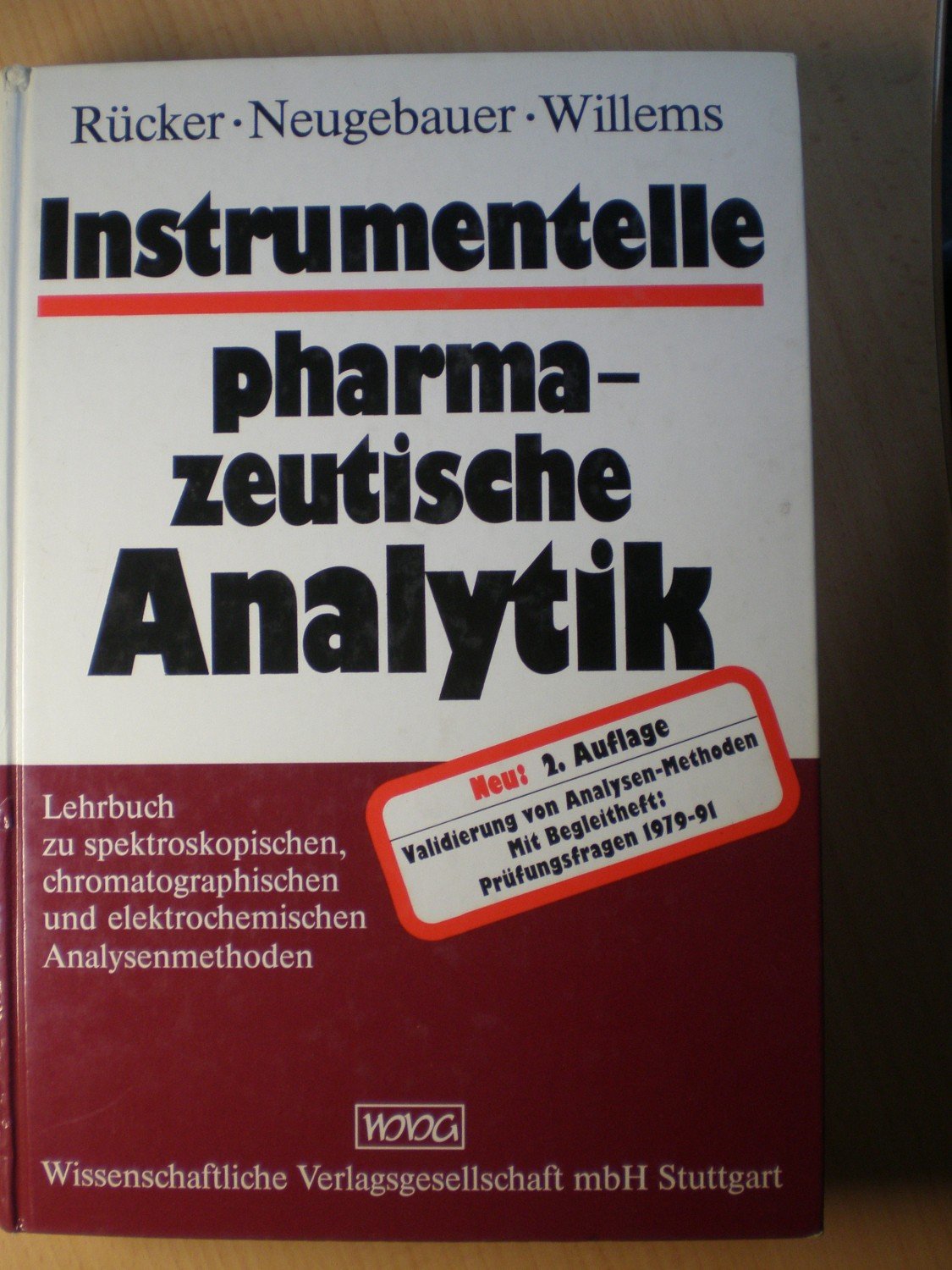 Instrumentelle Pharmazeutische Analytik Bucher Gebraucht Antiquarisch Neu Kaufen