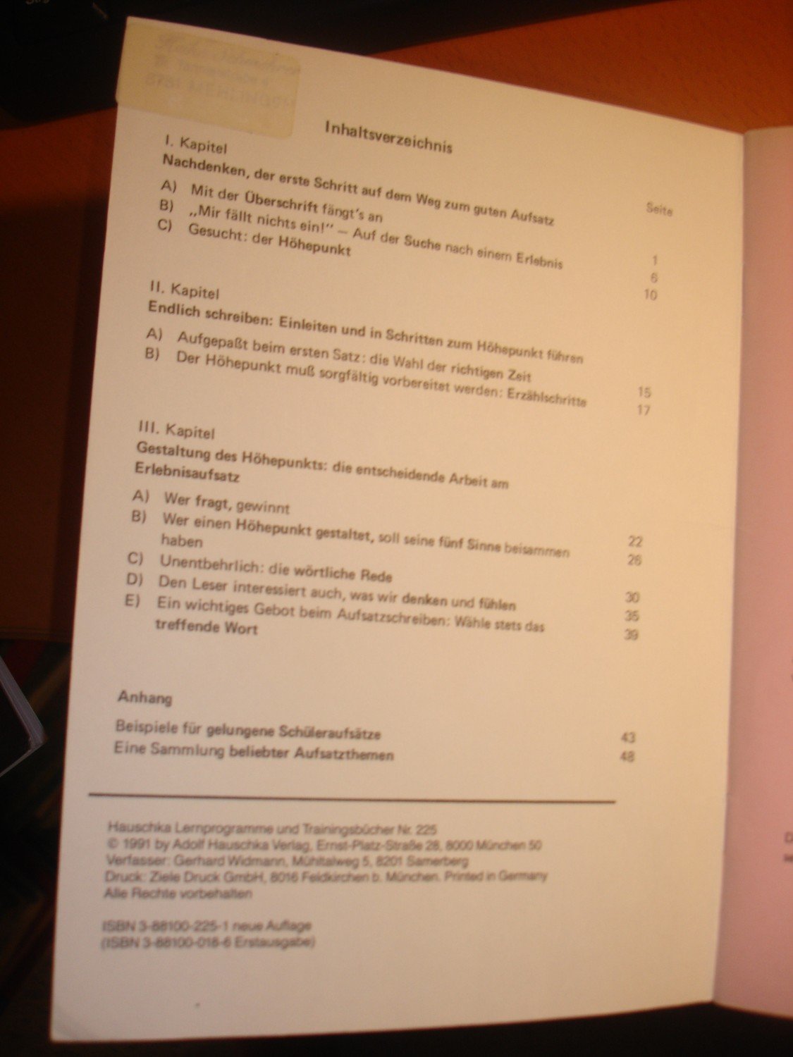 5 gebrauchtes buch widmann gerhard erlebniserzhlung aufsatz 4 - Erlebniserzahlung 5 Klasse Gymnasium Beispiel 5 gebrauchtes buch widmann gerhard erlebniserzhlung aufsatz 4 - Erlebniserzahlung 5 Klasse Gymnasium Beispiel
