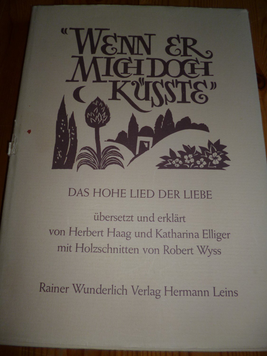 Das Hohelied Der Liebe Haag Herbert Elliger Buch Gebraucht Kaufen A02i4plo01zzf