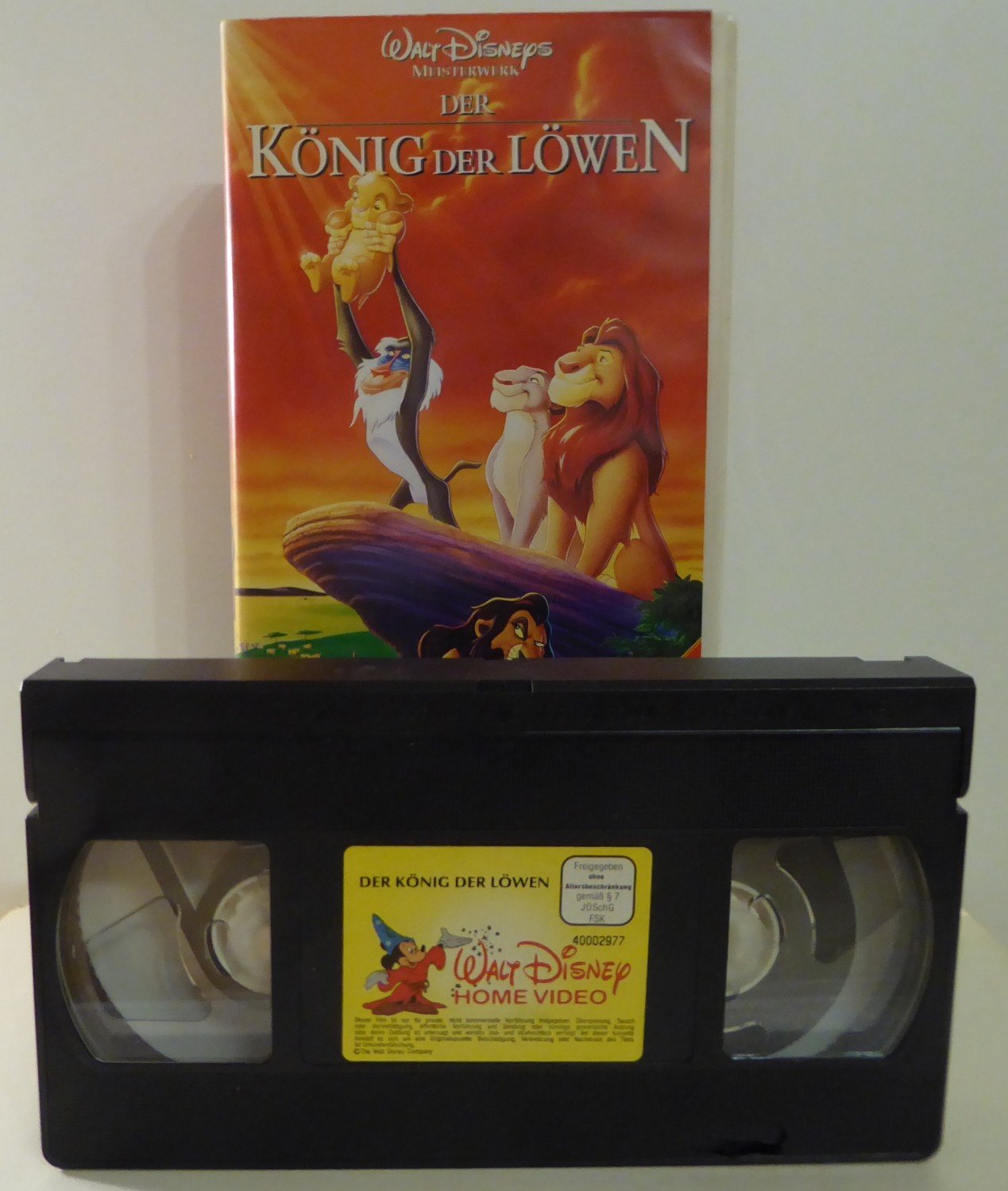 VHS, popular Videokassette, Der König der Löwen, Disney