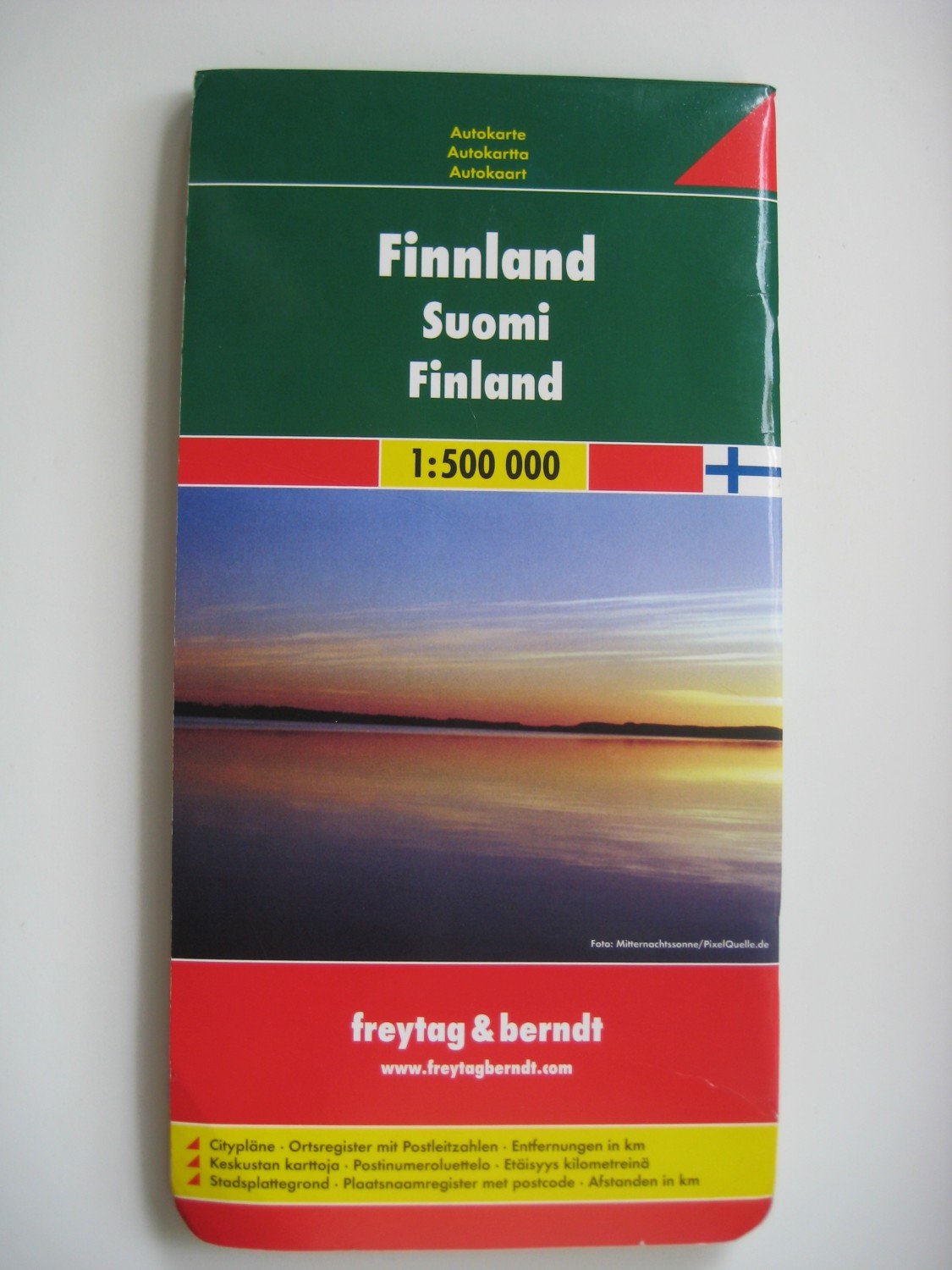 Finnland, Autokarte 1:500.“ – Buch gebraucht kaufen – A02itooi01ZZm