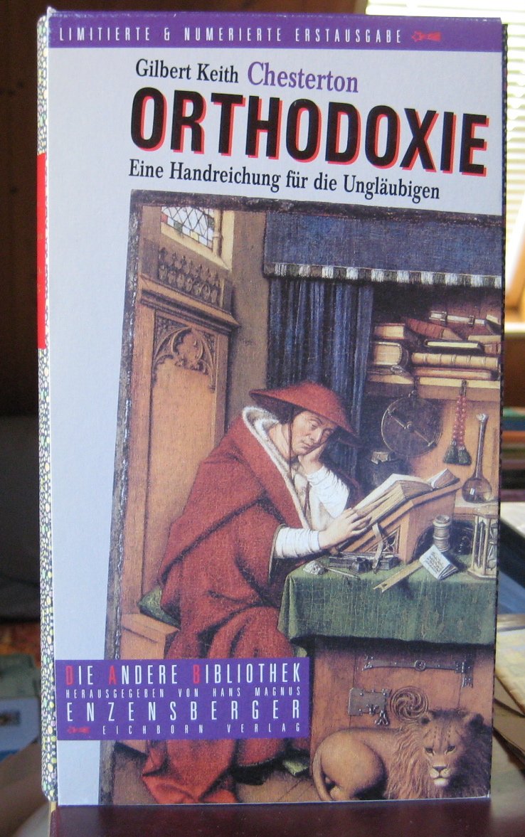 Orthodoxie Eine Handreichung Für Die Ungläubigen Die Andere Bibliothek 187 Mit Schuber - 