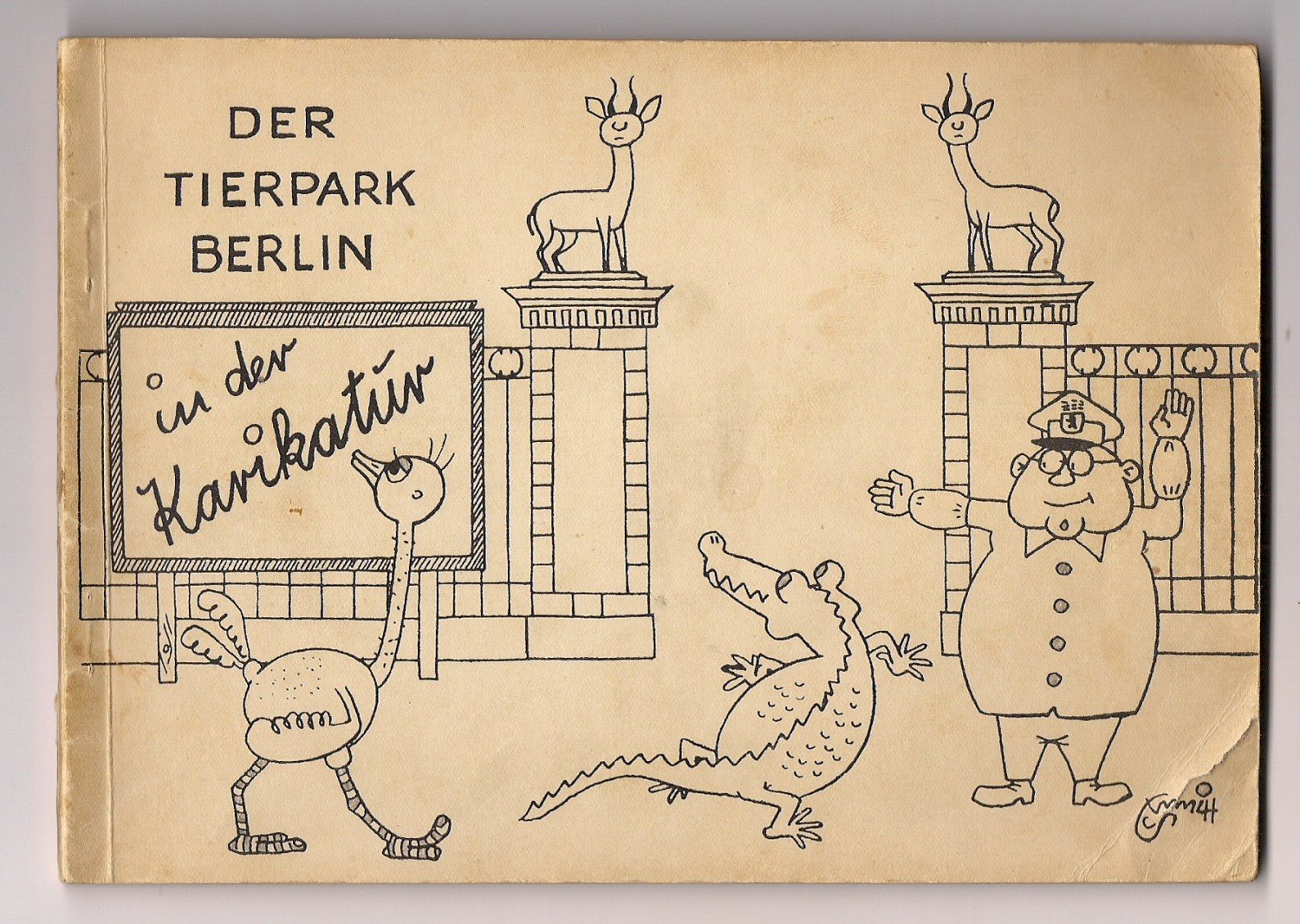 Der Tierpark Berlin In Der Karikatur Raritat Erich Schmitt Hambach Buch Antiquarisch Kaufen A02ixb5b01zzf