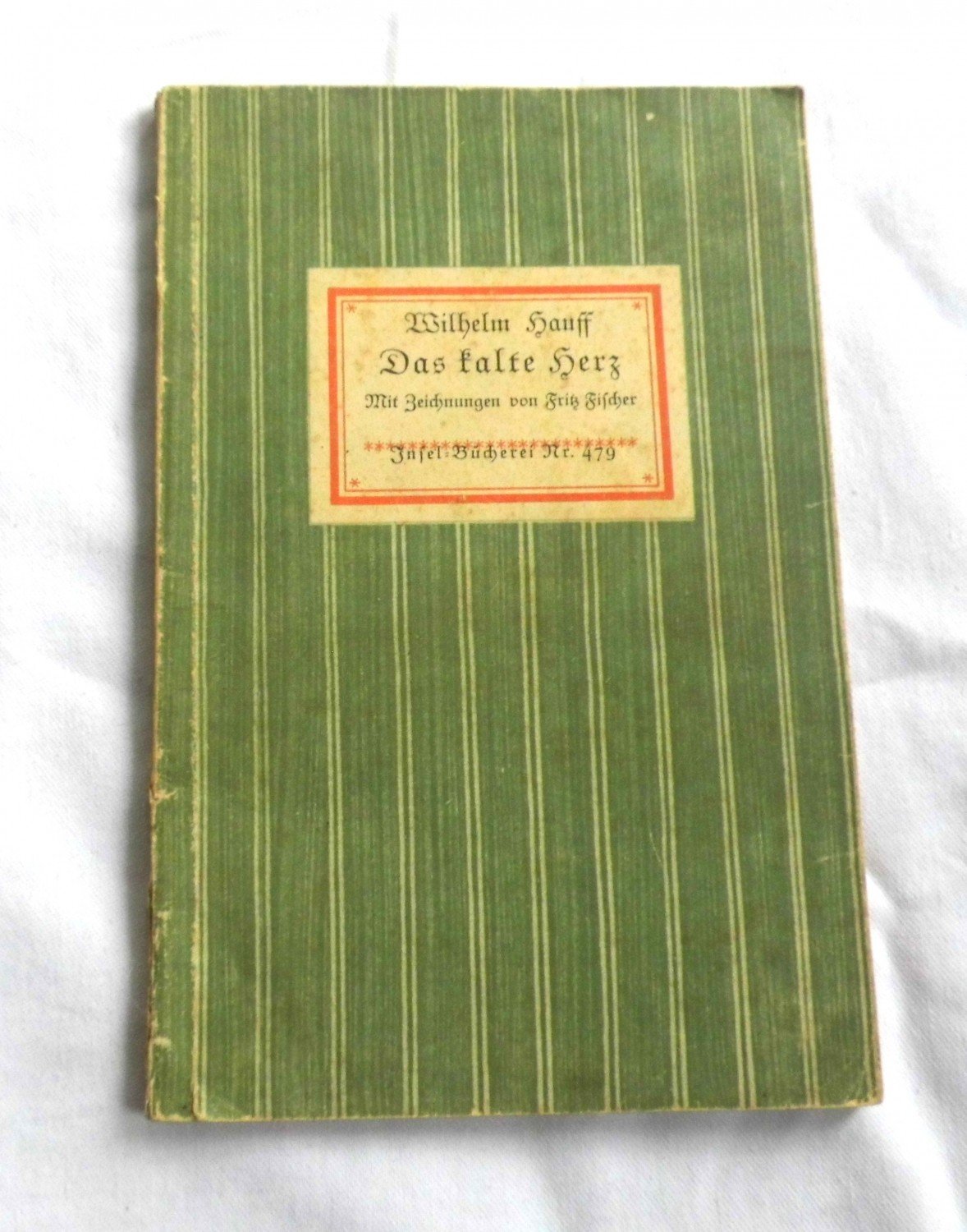 Das Kalte Herz Mit Zeichnungen Von Fritz Fischer Insel Wilhelm Hauff Buch Gebraucht Kaufen A02ihokl01zzb