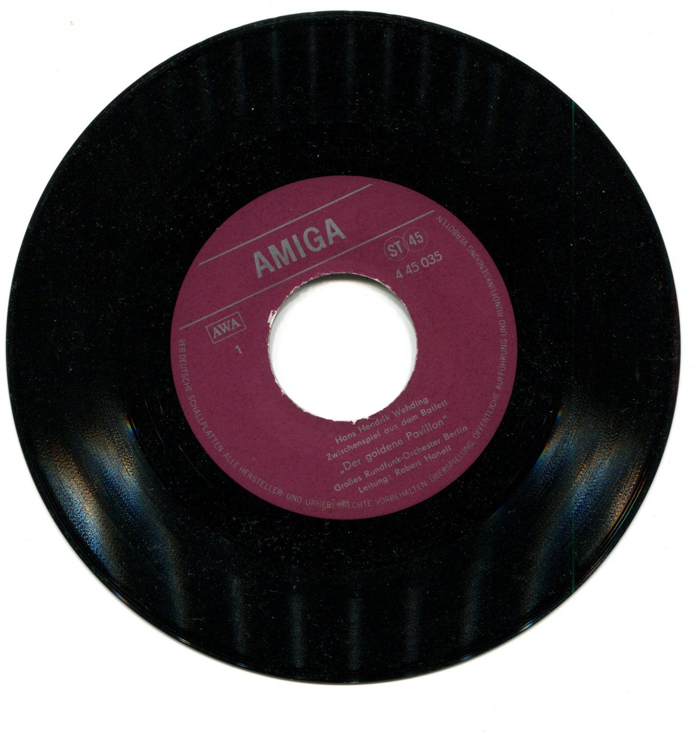 Frühlingsrauschen/ Der goldene Pavillon DDR Vinyl Single Amiga Schallplatte 