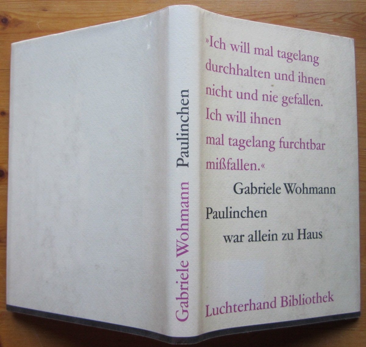 „Paulinchen war allein zu Haus" (Gabriele Wohmann) - Buch ...