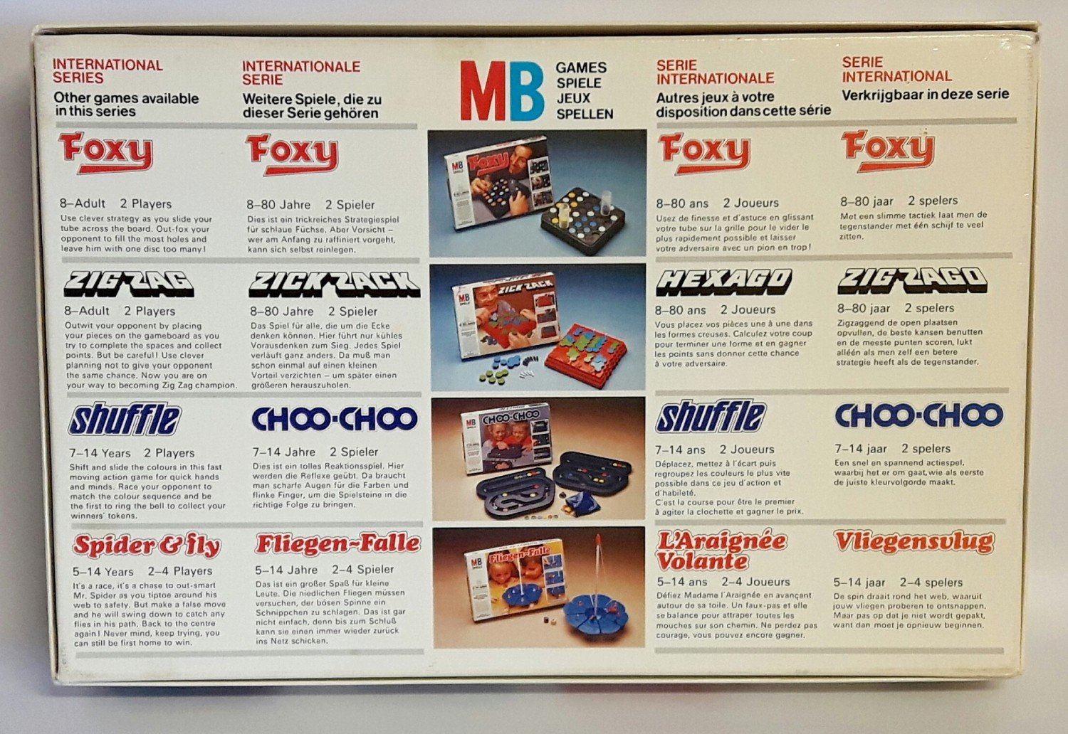 Foxy MB spiele Strategiespiel 1977 komplett for sale online 