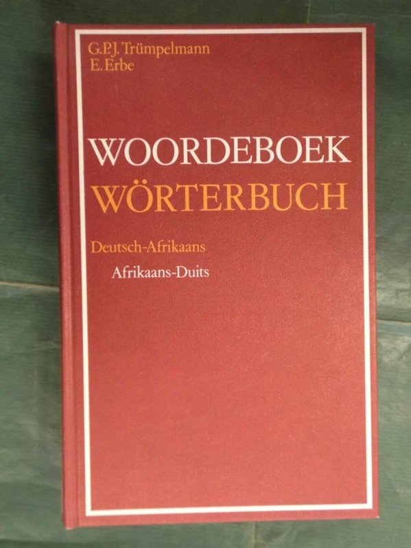 Woordeboek Afrikaans Duits Worterbuch Deutsch Afrikaans Bucher Gebraucht Antiquarisch Neu Kaufen