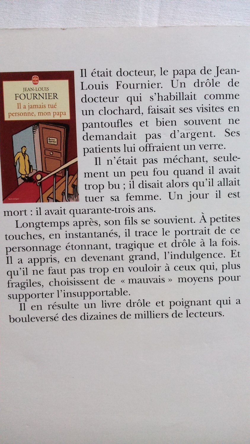 Vakant Notwendigkeit Es gibt einen Trend jean louis fournier il a jamais tué personne mon papa