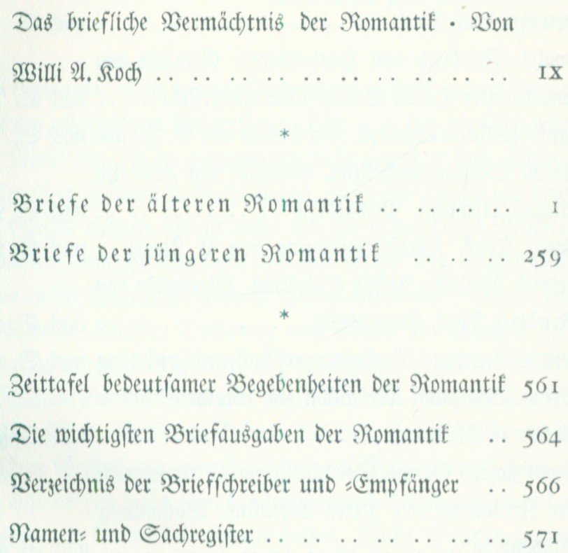 Briefe Deutscher Romantiker Sammlung Dieterich Band 4 Willi Koch