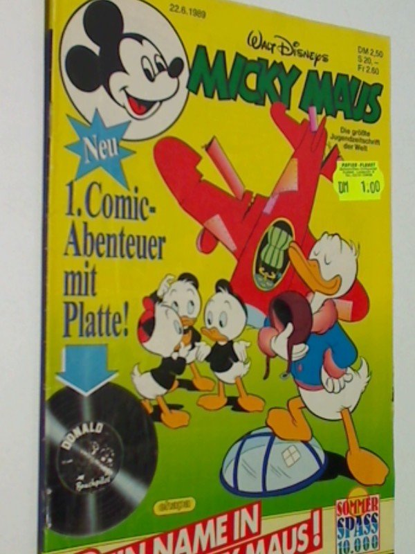 ohne Beilagen AUSWAHL = Micky Maus Comic Hefte 1989 Nr 1-52 mit