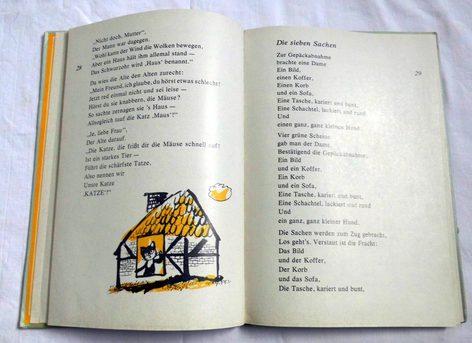 Der Kinderbuchverlag Berlin Samuil Marschak Wie die Katze einen Namen bekam 