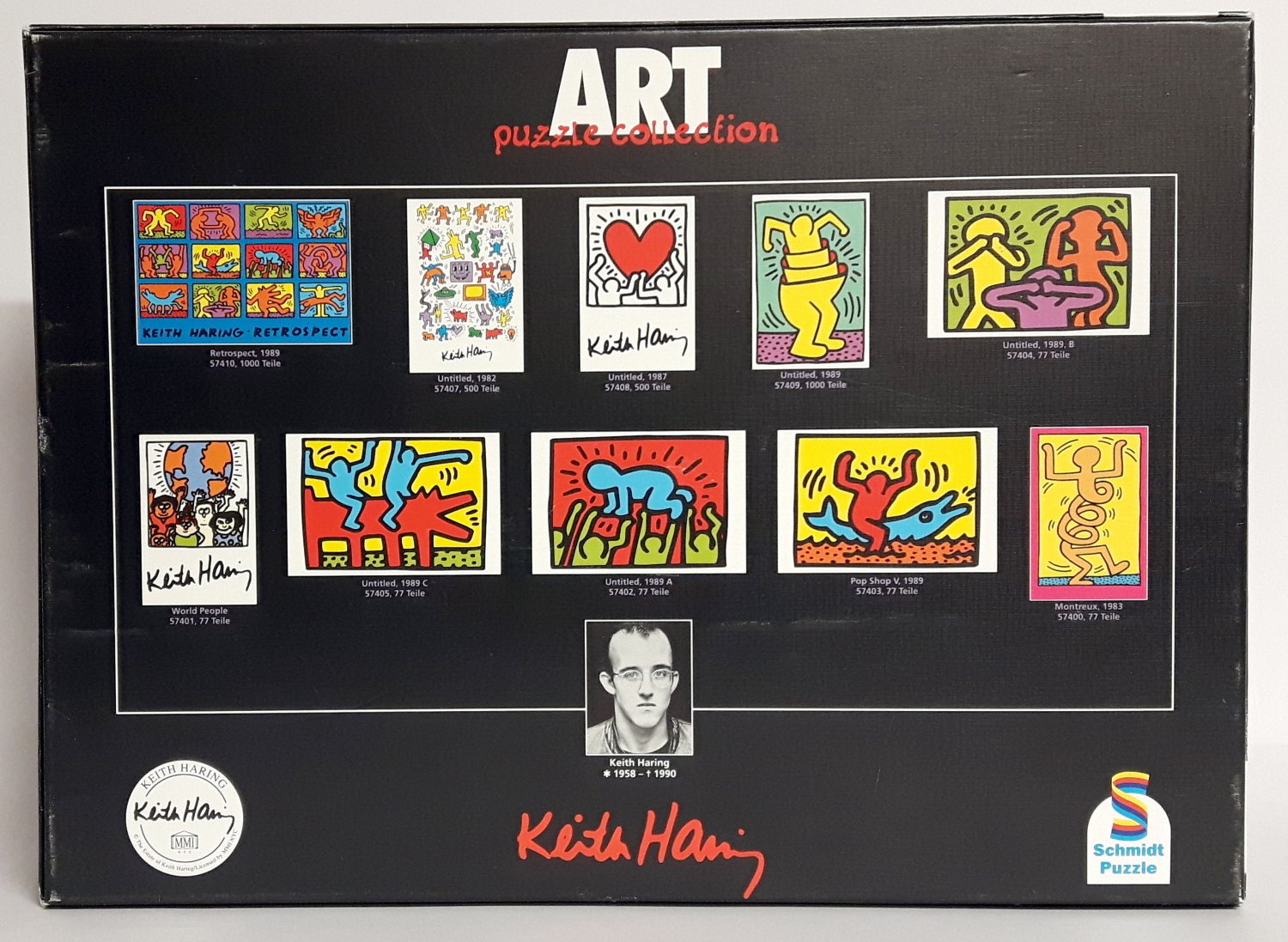 15615 Ravensburger Puzzle 1000 Teile Keith Haring Retrospect 1989 Art.-Nr 