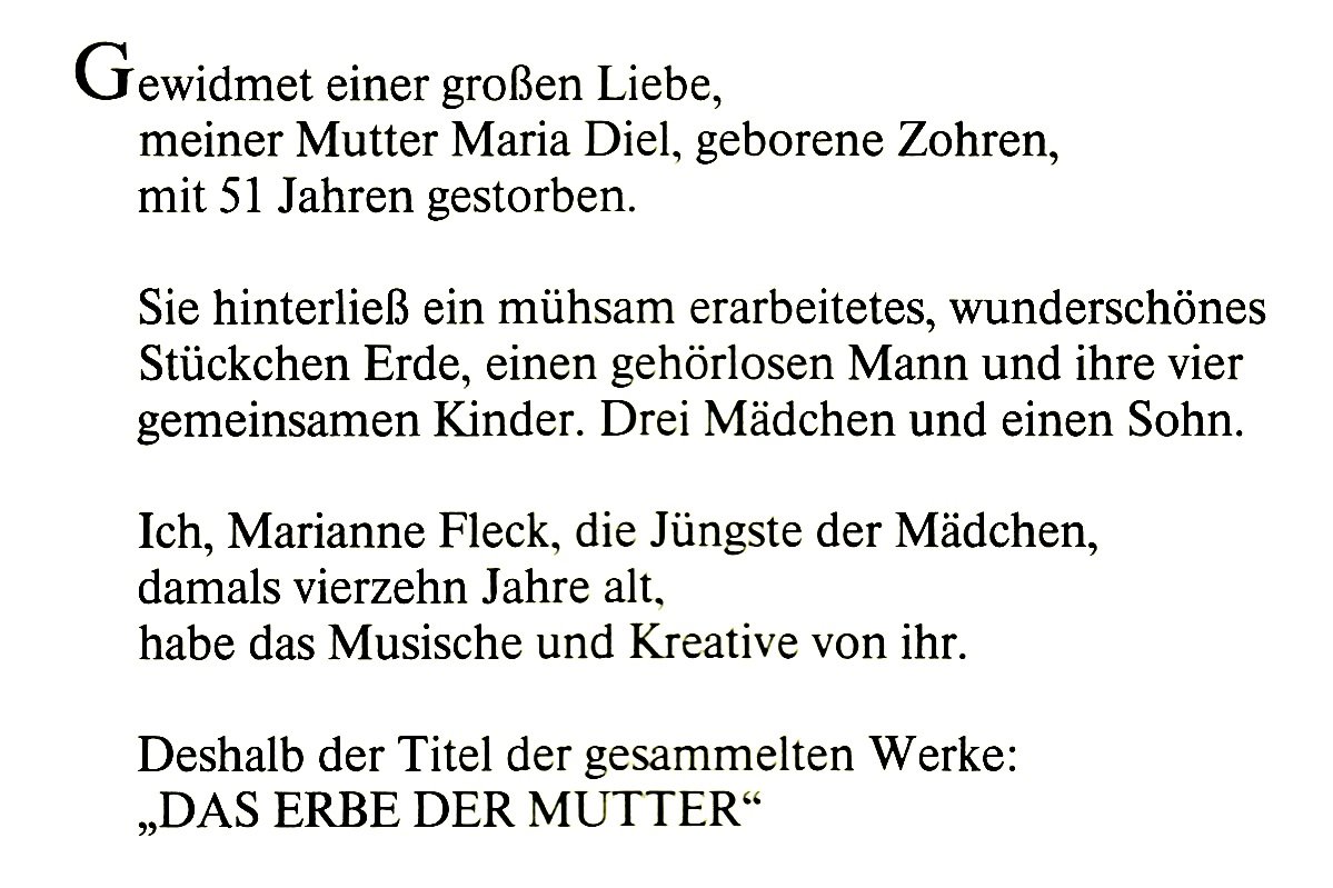 Das Erbe Der Mutter Gedichte Marianne Fleck Buch Gebraucht Kaufen A02jeiif01zzj