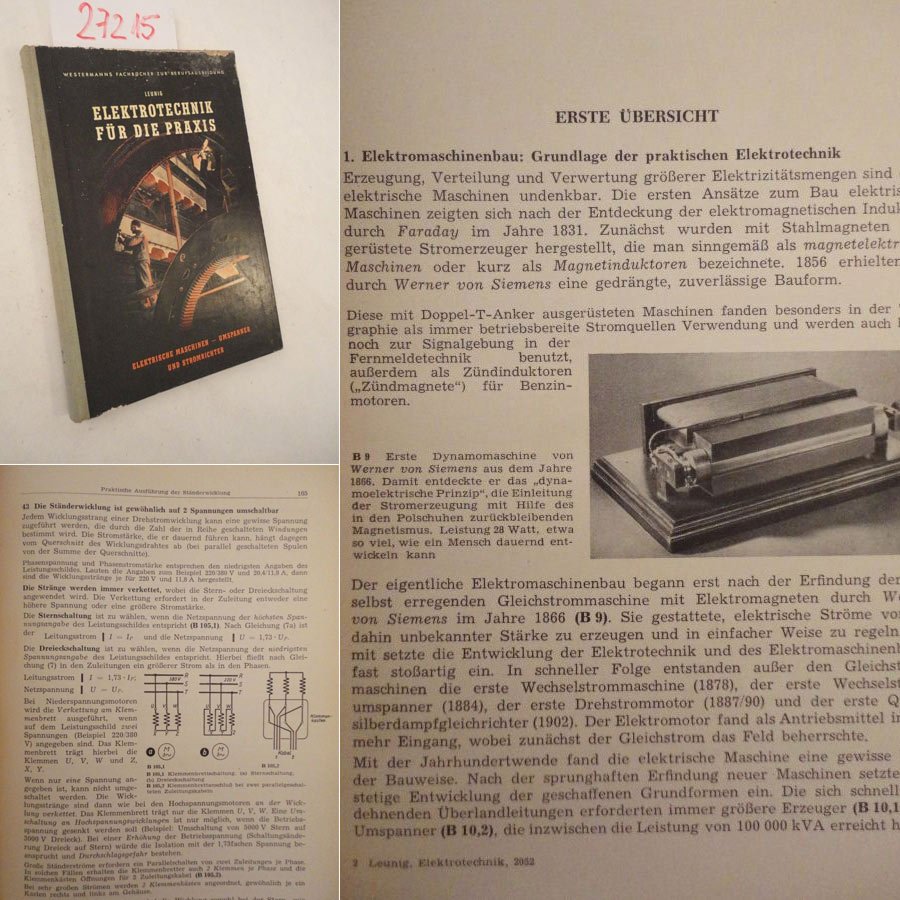 Elektrotechnik Fur Die Praxis Otto Leunig Buch Erstausgabe Kaufen A02jvm8t01zzs