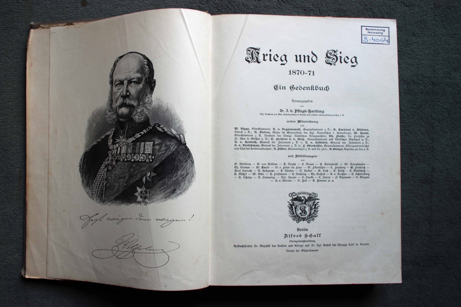 Krieg Und Sieg 1870 71 Ein Gedenkbuch Dr J V Buch Antiquarisch Kaufen A02jv6lx01zz5