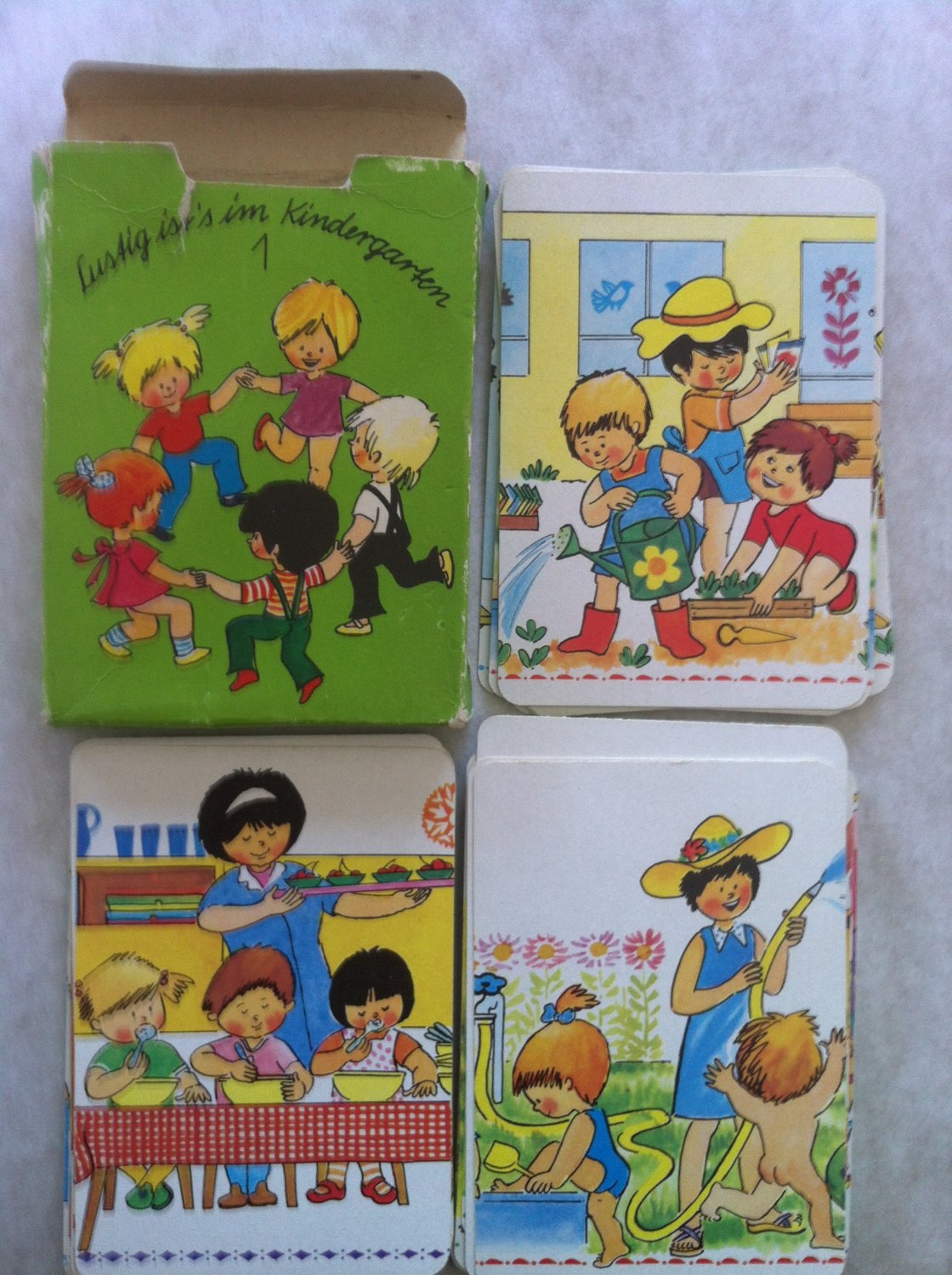 „Lustig ist's im Kindergarten : Bildergeschichten zum Legen …“ – Buch