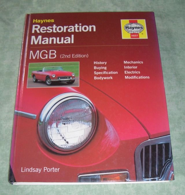 Haynes Restoration Manual Mgb