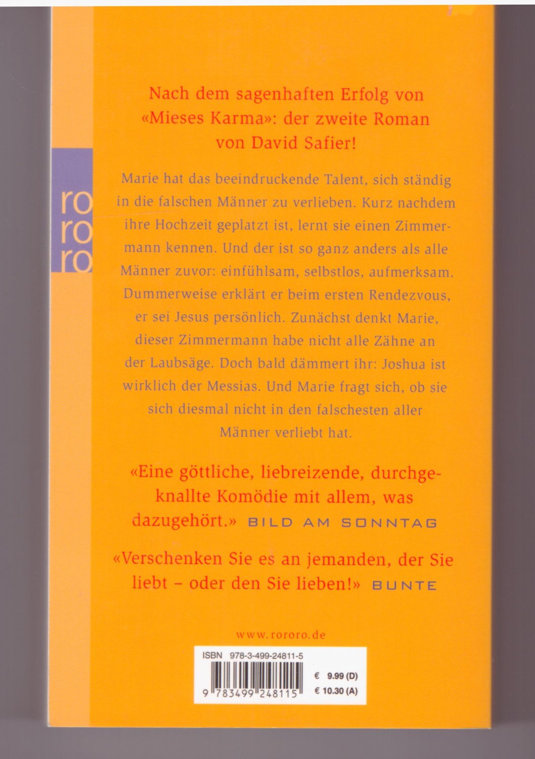 Jesus Liebt Mich David Safier Buch Gebraucht Kaufen
